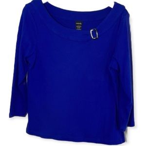 Women’s size large quarter sleeve top